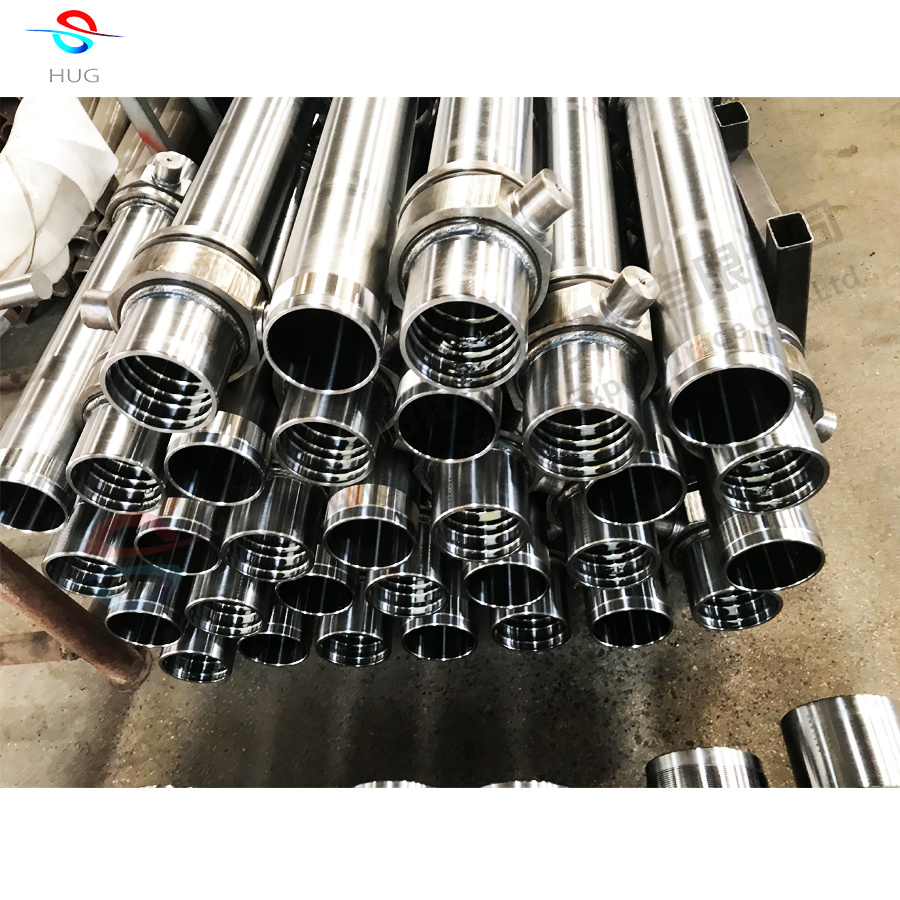 Load capacity of 7 tons HTC telescopic hydraulic cylinders for dump trailer