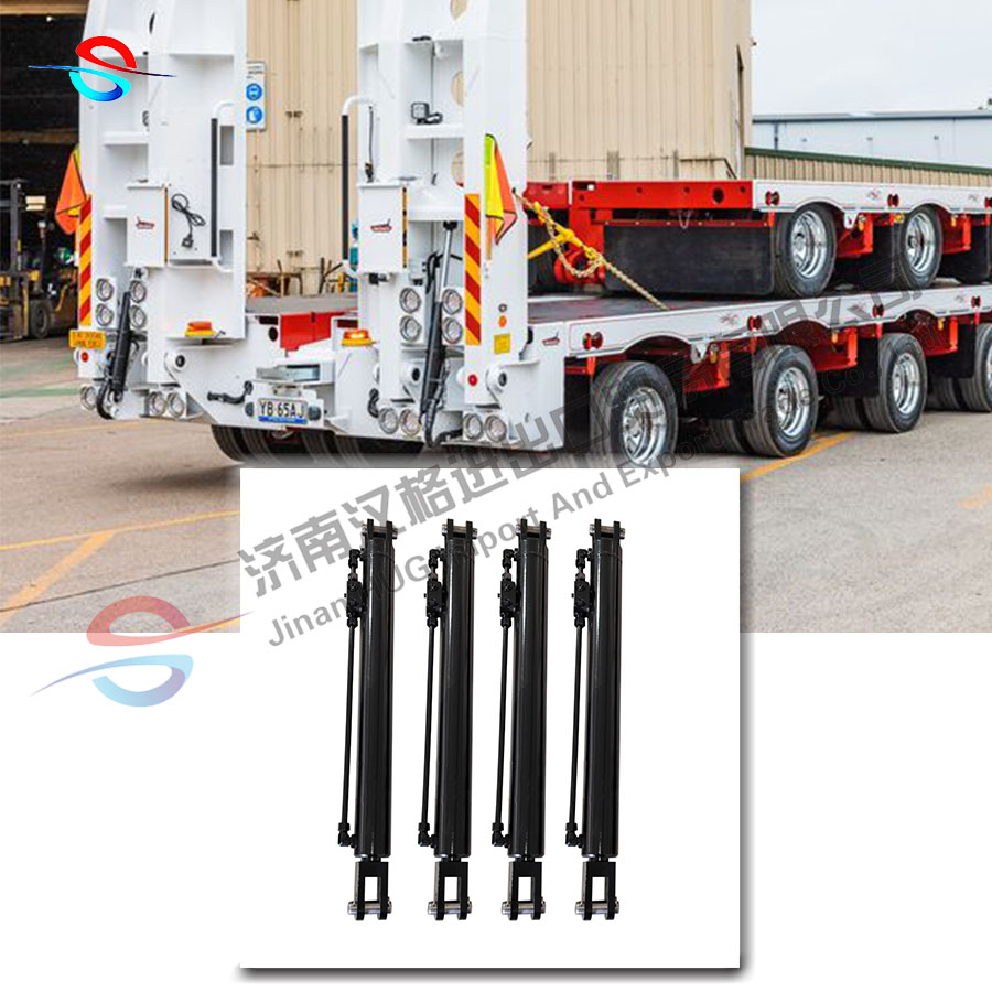 Custom Tail Ramp Lift Cylinder Long Stroke Hydraulic Cylinder Hydraulic Lift System for Transport Vehicle