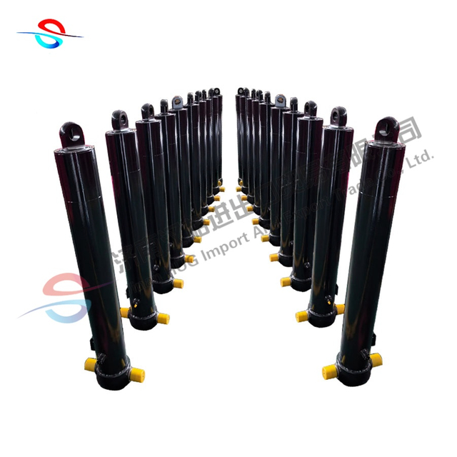 FC FE Long Stroke Multi Stages Hydraulic Cylinder High Load Capacity 10-50 Tons Dump Truck Hydraulic System