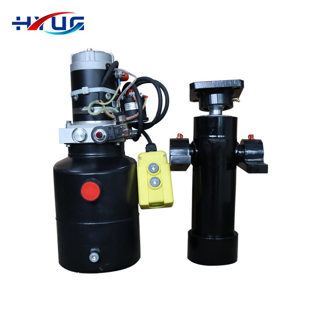 Underside Mounted Single Acting Multi Stage Hydraulic Cylinder for Light Tipping Trailers