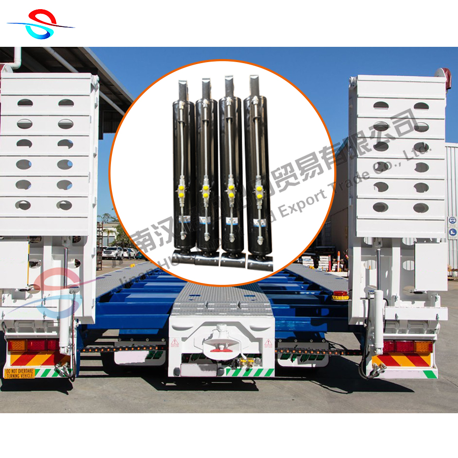 High quality custom vehicle ramp climbing heavy duty telescopic tie rod hydraulic cylinder