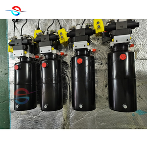 12V DC Powering Unit 20 Quart Hydraulic Pump Single Acting Hydraulic Dump Trailer Pump 3200 PSI Hydraulic Power Unit
