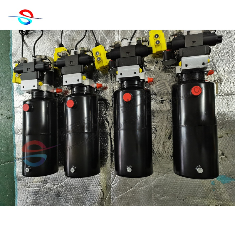 12V DC Powering Unit 20 Quart Hydraulic Pump Single Acting Hydraulic Dump Trailer Pump 3200 PSI Hydraulic Power Unit