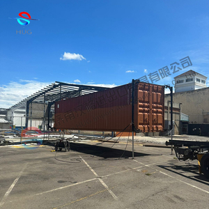 Heavy container lift system new structure double acting hydraulic cylinder for load unload 25tons container cargo