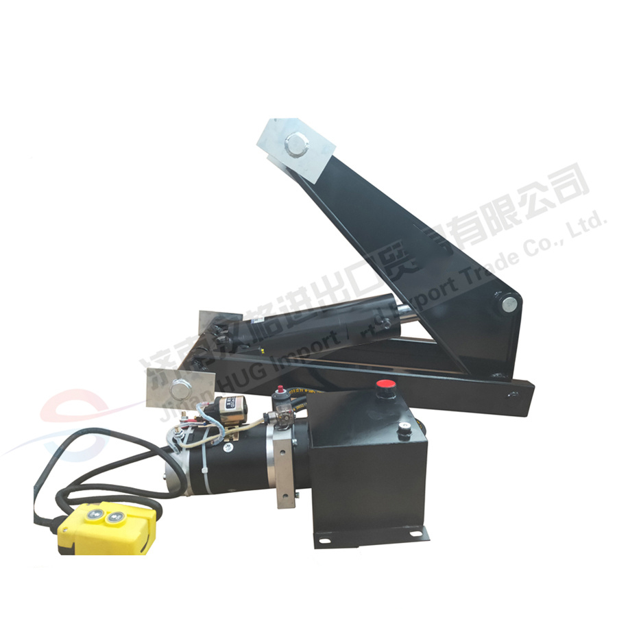 Good Quality Dump Truck Trailer Double Acting Scissor Hydraulic Lift Cylinder Hydraulic Hoist Kit