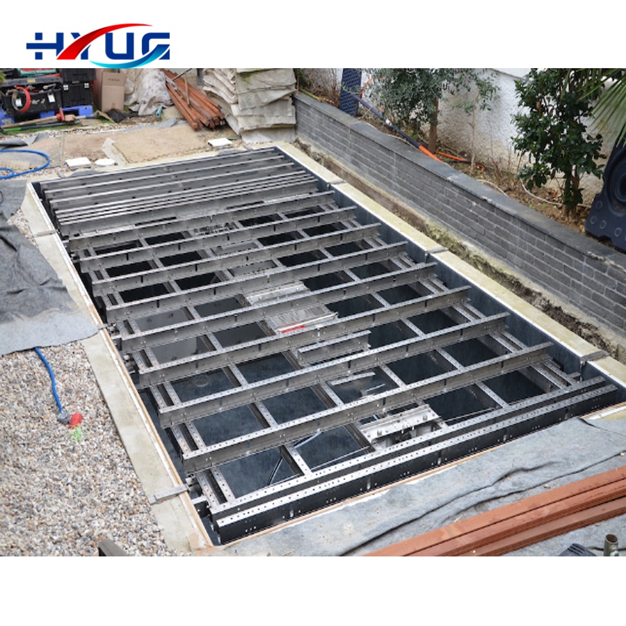 Underwater Rated Stainless Steel Hydraulic Cylinder Sensor Swimming Pool Movable Floor Hydraulic Lifting System