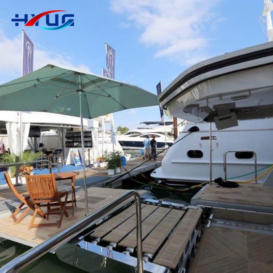 Easy Operate Boat Boarding 316 Stainless Steel Hydraulic System Wireless Controller Hydraulic Cylinder with Pump