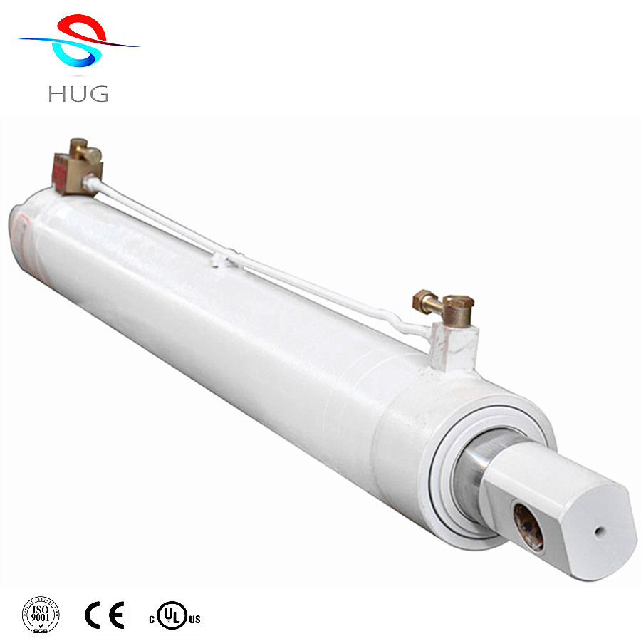 Double acting hydraulic oil cylinder threaded hydraulic actuators hydraulic ram cylinder for lift