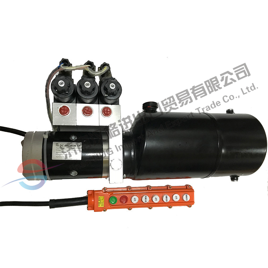 12 Volt Reversible Motor Mini Hydraulic Power Pack Single Acting Hydraulic Power Unit