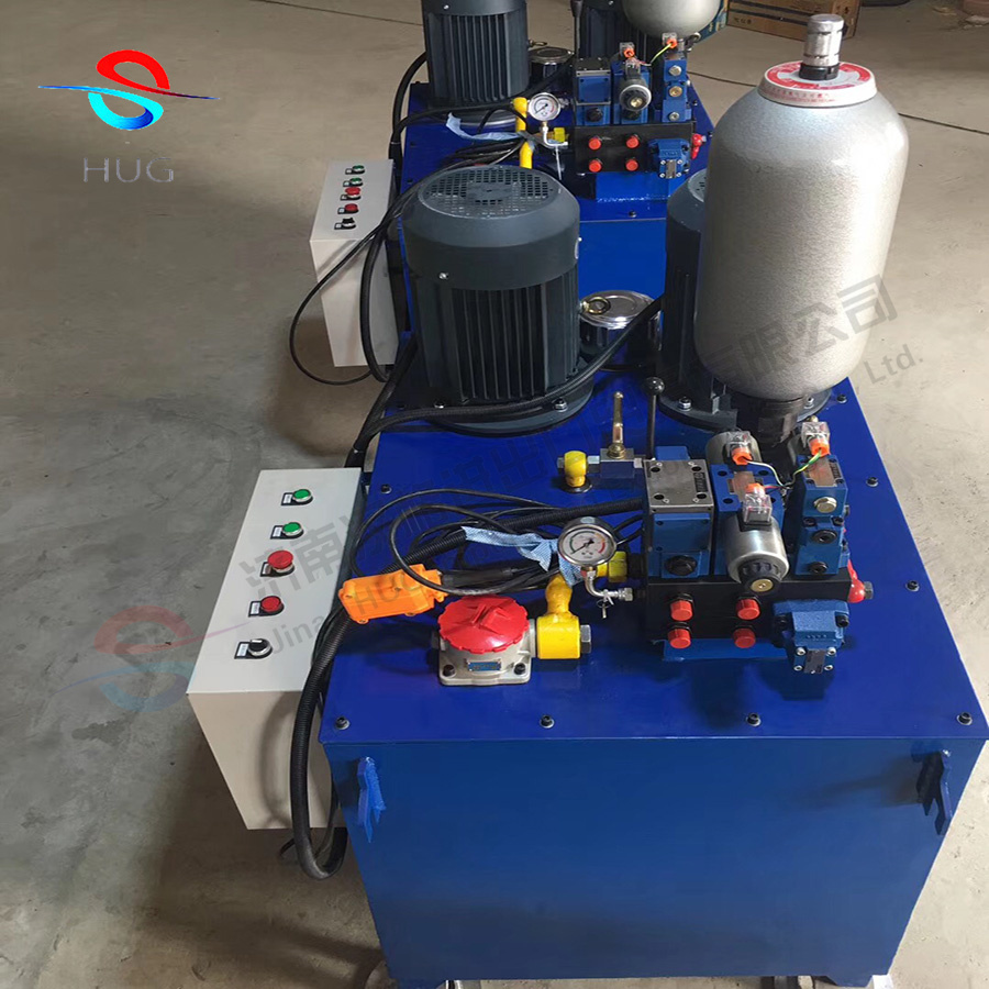 Custom 5.5kw Hydraulic Power Unit Pack High Pressure Motor Pump High Pressure 220v Vertical 20lpm Hydraulic Pump Station