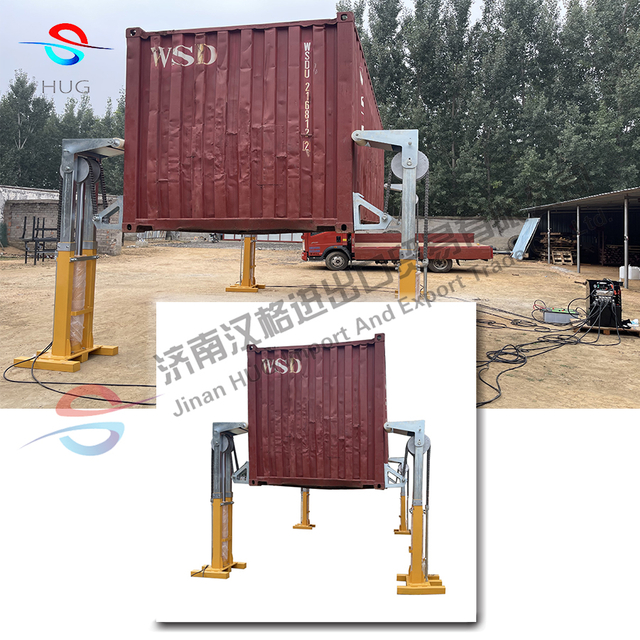 Advanced Standard 6 Ton 10ton 35ton Container Hydraulic Hoist Double Acting Hydraulic Cylinder for Mobile Canteen