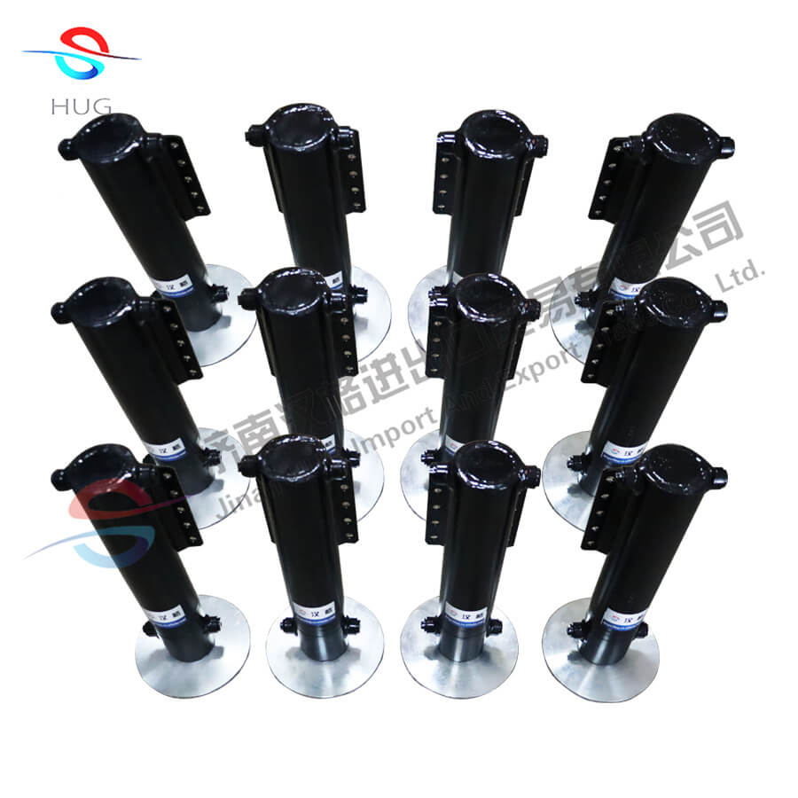 Outrigger double acting hydraulic cylinder with auto leveling system for RV bus