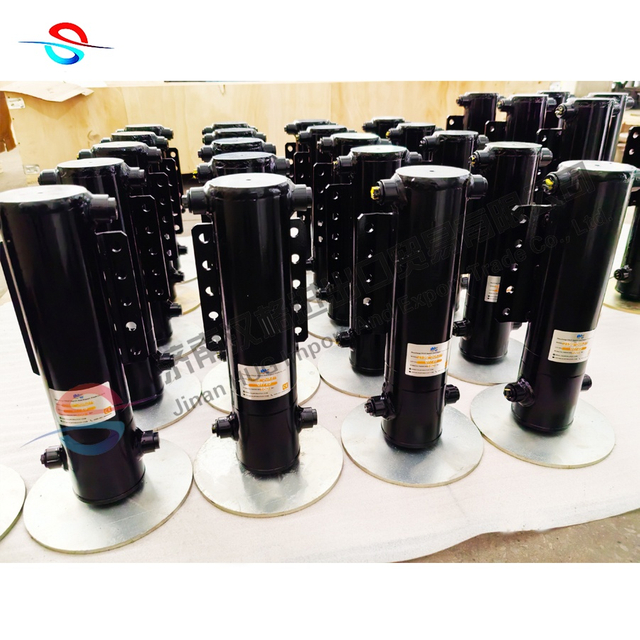 Hot Selling One Button Self Leveling System 10ton Load Double Acting Hydraulic Cylinder Luxury caravan