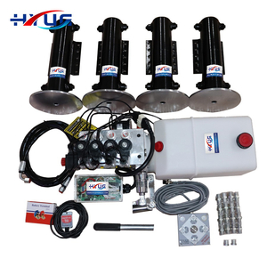 EU/US Standard RV Hydraulic Auto-Leveling Steel Piston Cylinder Support Kit with Control Panel for Motorhomes