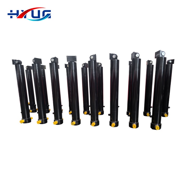 Heavy Duty Front Mount Telescopic Hoist Ram Multi Stage Single Acting Cylinder for Tipper Dump Truck