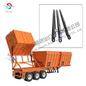 Truck Lifting ram Double acting skip loader trailer stainless steel hydraulic cylinders