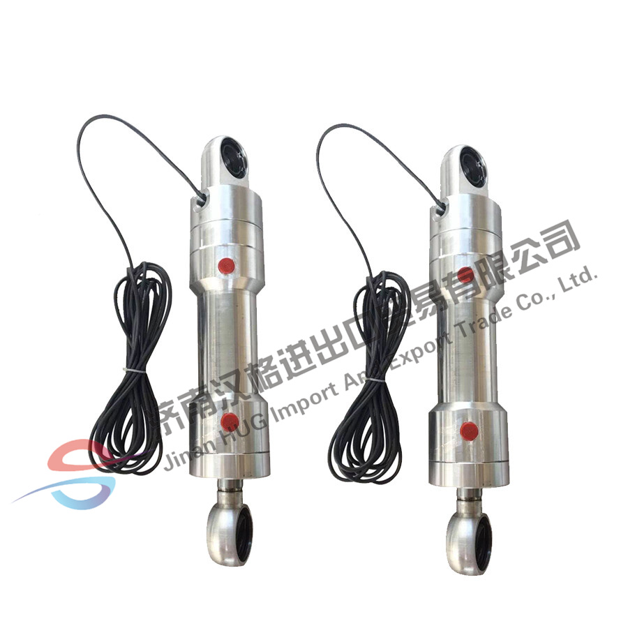 Ss304 316 Stainless Steel Small Double Acting telescopic Hydraulic Lifting Cylinders For Swimming Pool Cover