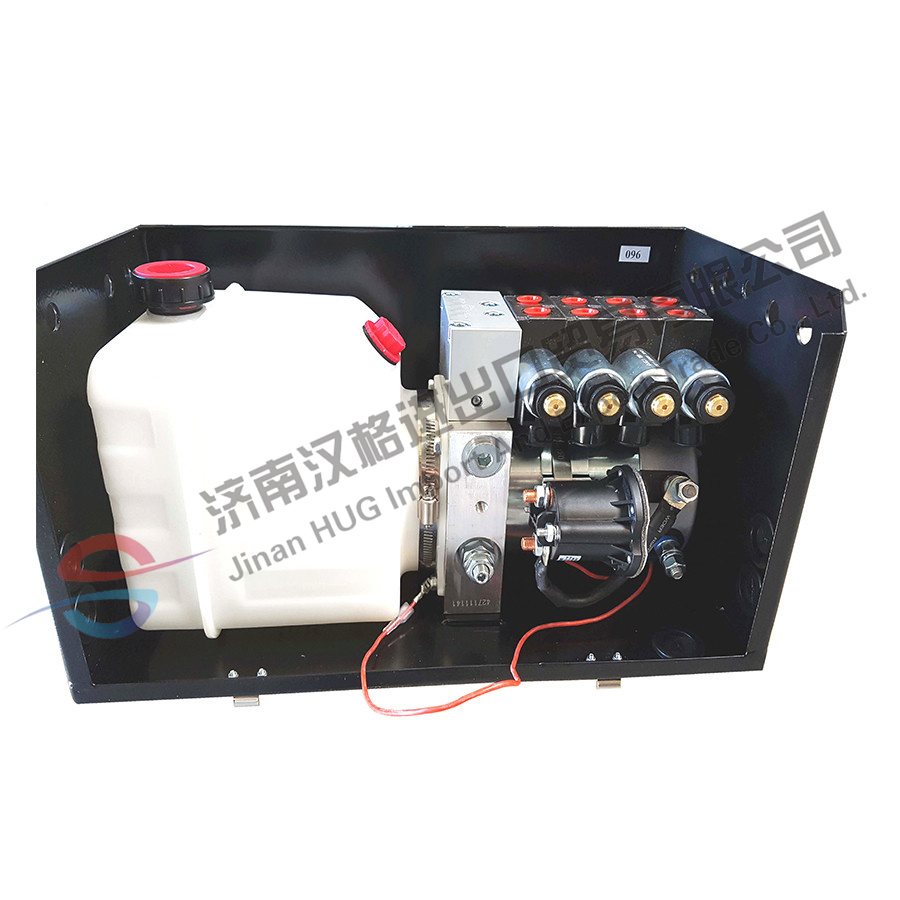 Electric hydraulic parts 24v power pack double action hydraulic power unit for tailgate lift