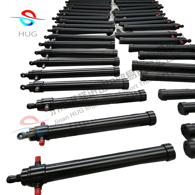 Load capacity of 7 tons HTC telescopic hydraulic cylinders for dump trailer