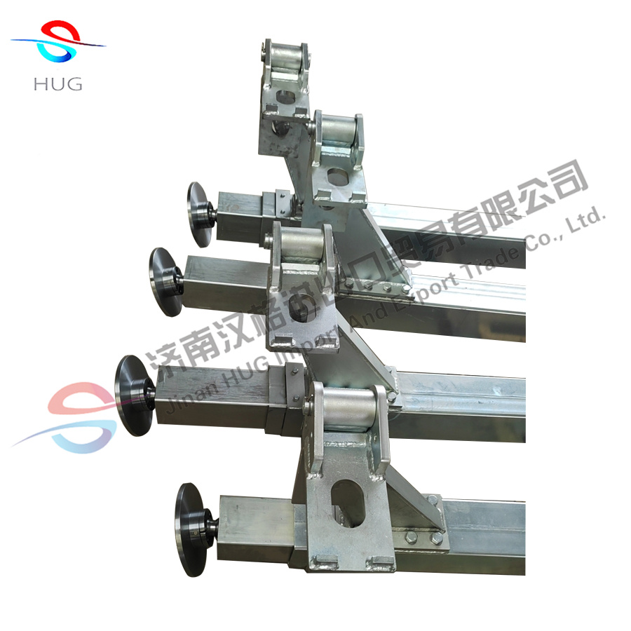 Heavy container lift system new structure double acting hydraulic cylinder for load unload 25tons container cargo