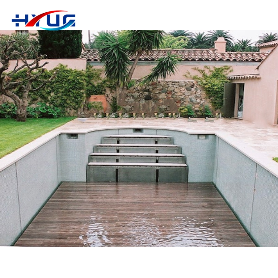 Underwater Rated Stainless Steel Hydraulic Cylinder Sensor Swimming Pool Movable Floor Hydraulic Lifting System