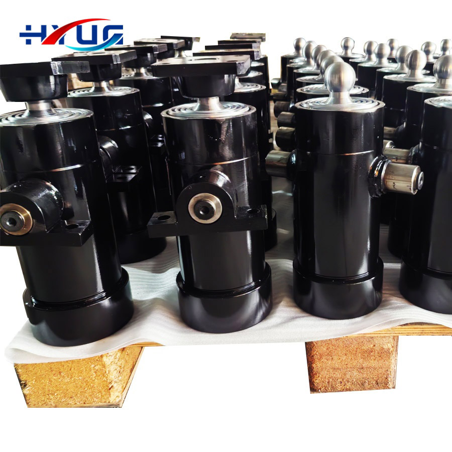 Easy Installation UCB Series Telescopic Hydraulic Cylinder 3 Stage for Light Duty Garbage Dump Lorry