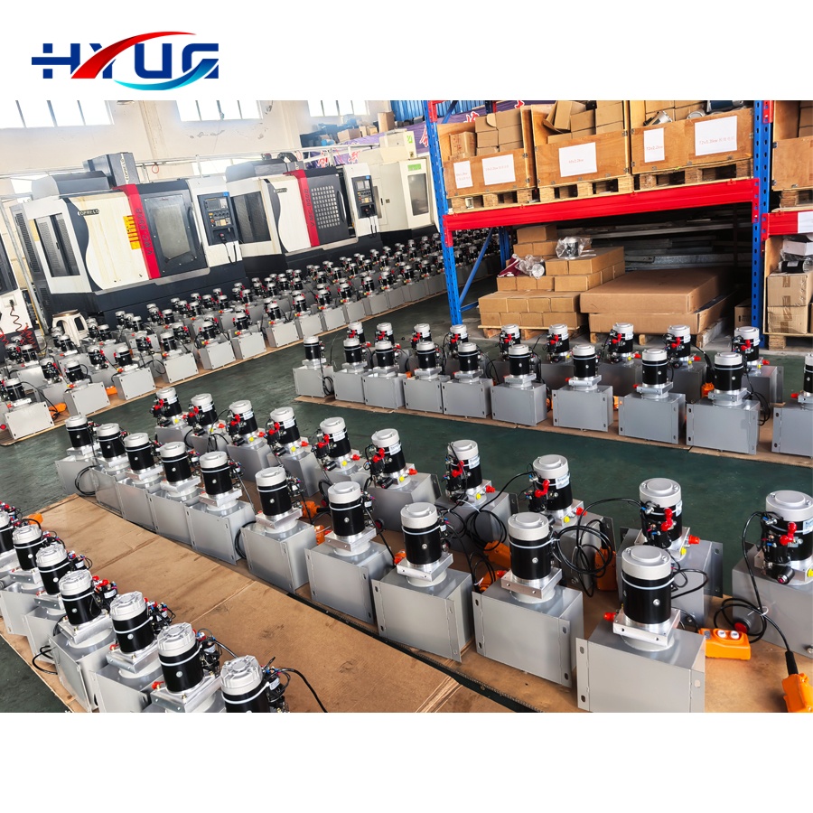 3 Stages Hydraulic Cylinder Dump Truck Tipper Trailer 12v Mini Hydraulic Power Pack Unit