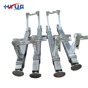 Square Tube Support Legs 35ton Load Capacity Double Acting Hydraulic Cylinder for Cargo Loading and Unloading