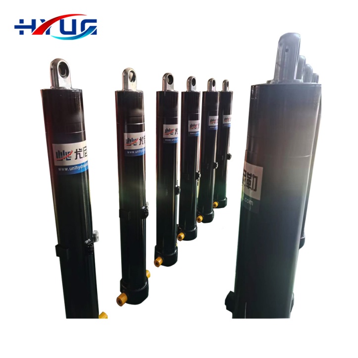 High Pressure Multistage Single Acting Hydraulic Cylinder for Large Tipper Truck