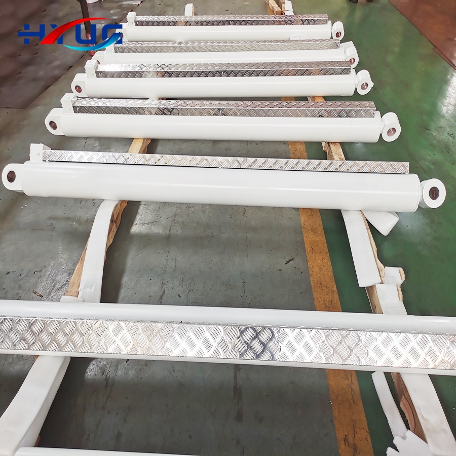 High Quality Hydraulic Cylinder Protective Covers Hydraulic Ram for Skip Bin Front Loader