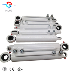 Customized good quality snowplow hydraulic lifting cylinder with hydraulic power unit for snow cleaning machine