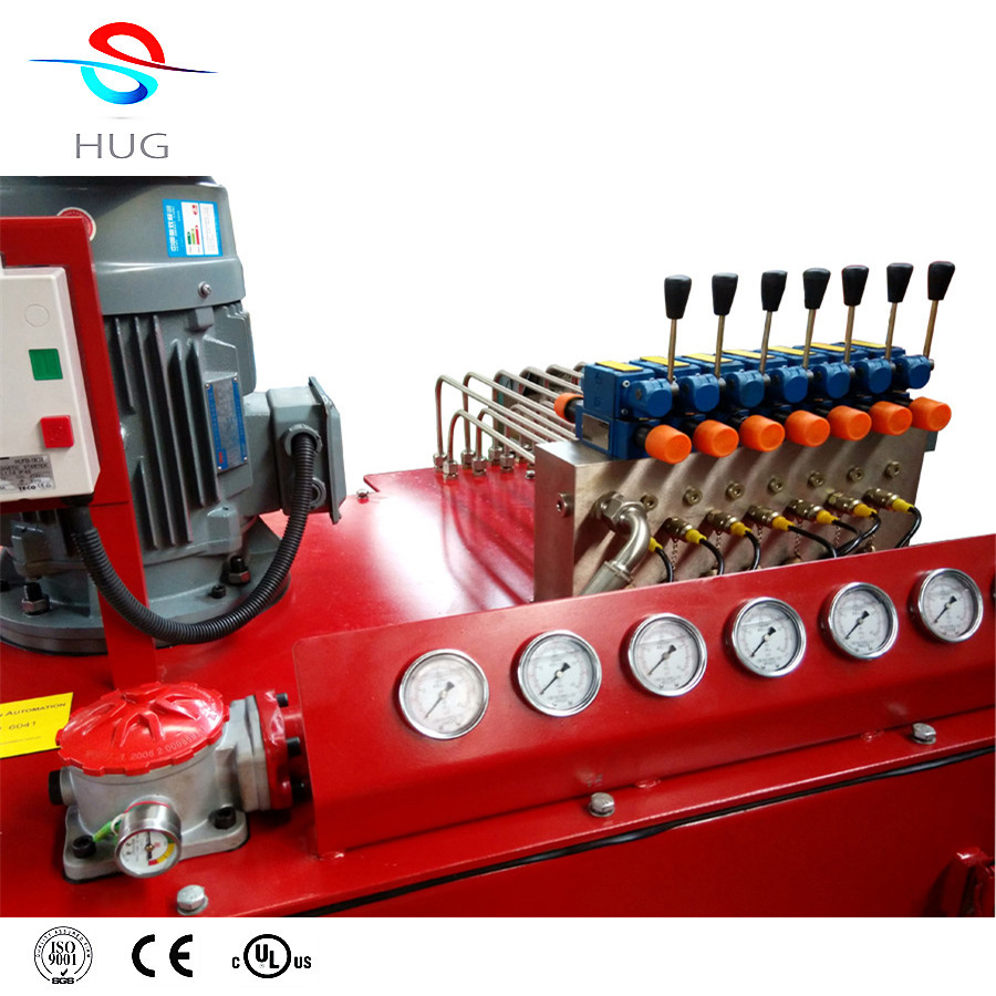 Cost-effective climbing scaffold hydraulic lifting system hydraulic pack power station