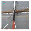 Oil water sand tank lifting hydraulic system telescopic lifting hydraulic cylinder with a balance device