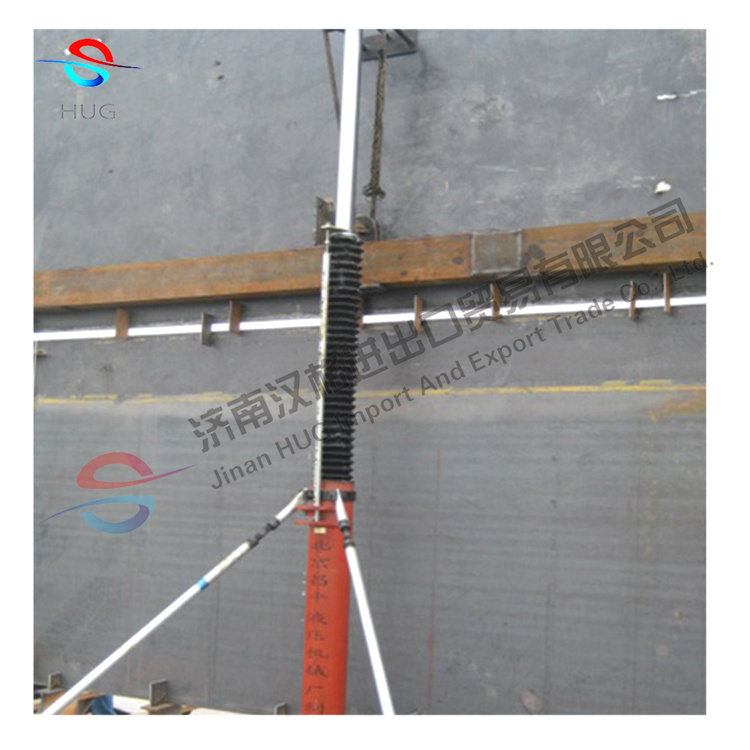 Oil water sand tank lifting hydraulic system telescopic lifting hydraulic cylinder with a balance device