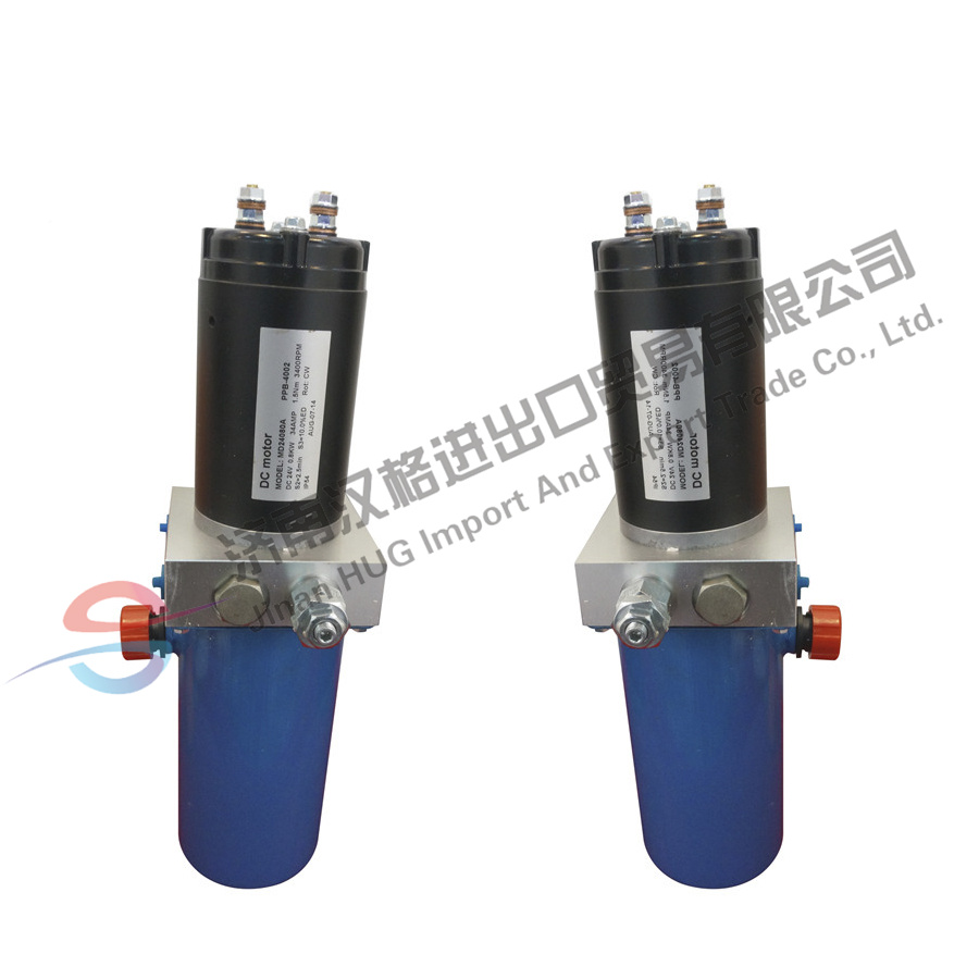Mini hydraulic power unit reversible motor 12 volt double direction hydraulic power pack