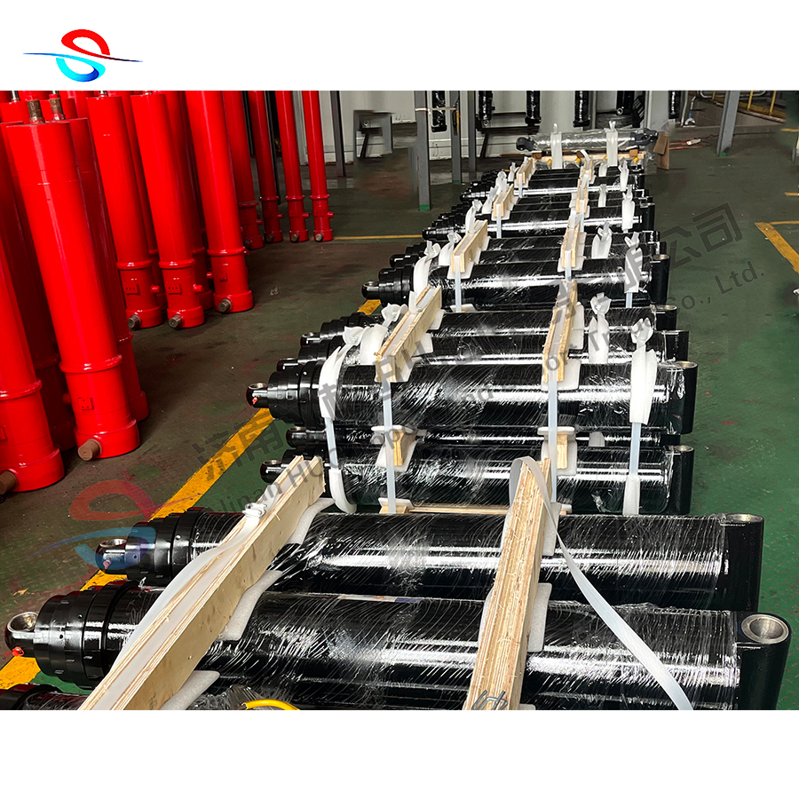 PK Series Large Dump Trucks Hydraulic Cylinder Long Stroke Hydraulic Cylinder