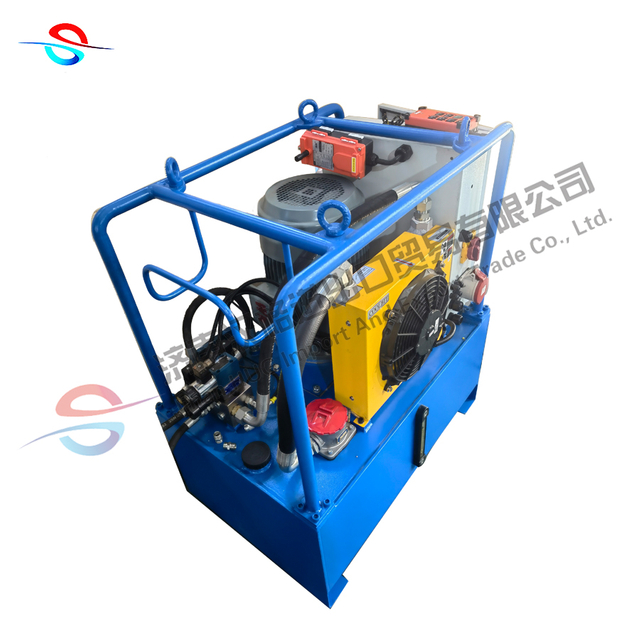 Large Industry Machinery Hydraulic System Complete 220V 380V Power Pack with Programmable Solenoid Valve Control