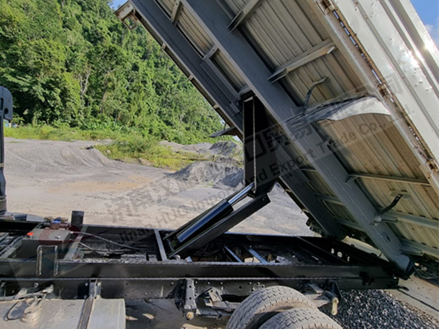 HUG manufacturer 3 ton tipper trailer hydraulic scissor hoist kit hydraulic cylinder and power unit
