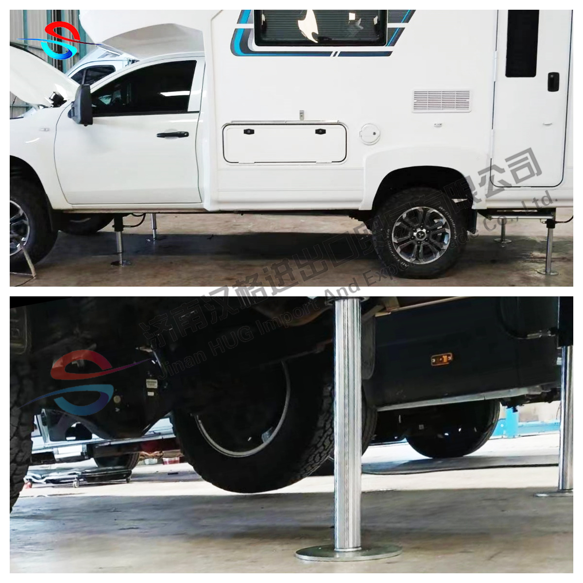 Travel Trailer Automatic Auto Outrigger Hydraulic Level Levelling System Cylinder