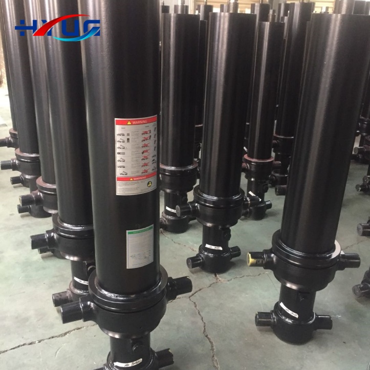 Heavy Duty Front Mount Telescopic Hoist Ram Multi Stage Single Acting Cylinder for Tipper Dump Truck