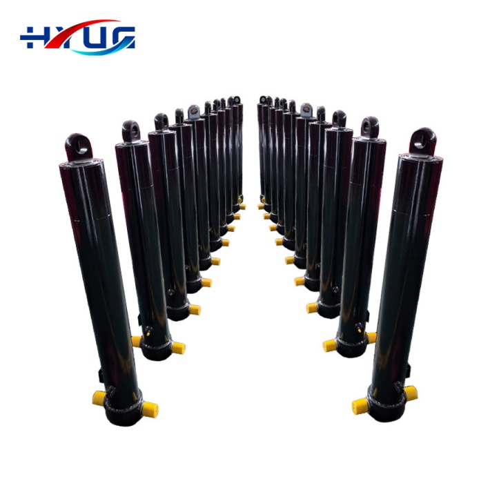 Front Installation FE FC Type Multistage Hydraulic Cylinder Long Stroke for 30-50 Ton Dump Trucks