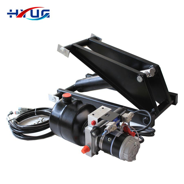 Agricultural Trailer Machinery Equipment Hot Sell Scissor Hydraulic Lift Kit 10 Ton Load Double Acting Hydraulic Cylinder