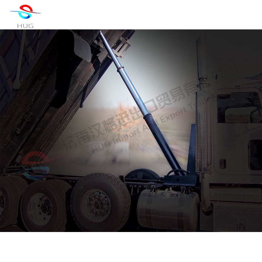 Hot selling PK front end long stroke heavy duty hydraulic cylinder single acting hydraulic lifting system for dump truck