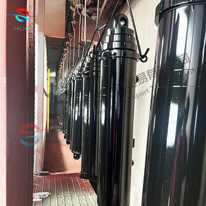 Dump Truck front mount 50 ton heavy load hydraulic lifting system single action hydraulic cylinder