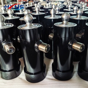 UCB Series 3-20 Ton Agricultural Dump Truck Single Acting Multi Stage Telescopic Hydraulic Cylinder Tilt System