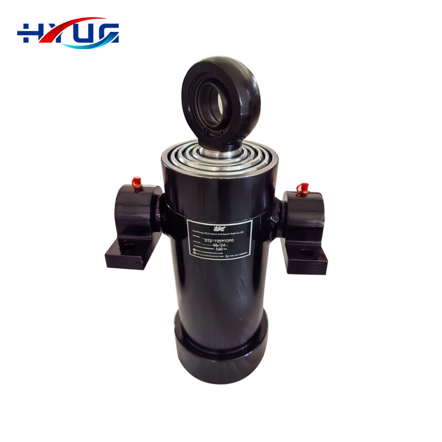 3-20 Ton Agricultural Dump Trailer Long Service Life and Durability Single Acting Hydraulic Cylinder Trailer Hydraulic Lift Kit