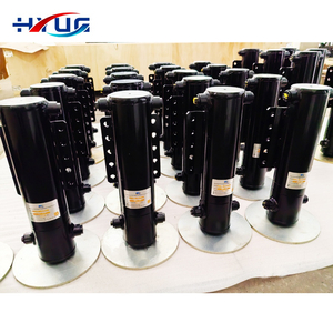 Double acting hydraulic cylinder lifting system touring caravans Motorhomes