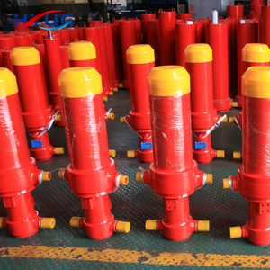 Special Process Low Leakage Load 45 Ton Multi Stage Telescopic Single Acting Hydraulic Cylinder for Dump Truck
