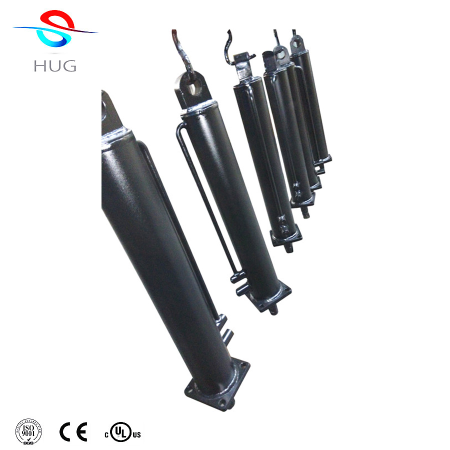 HYUG telescopic hydraulic ram long stroke multi stage hydraulic cylinder for dump truck