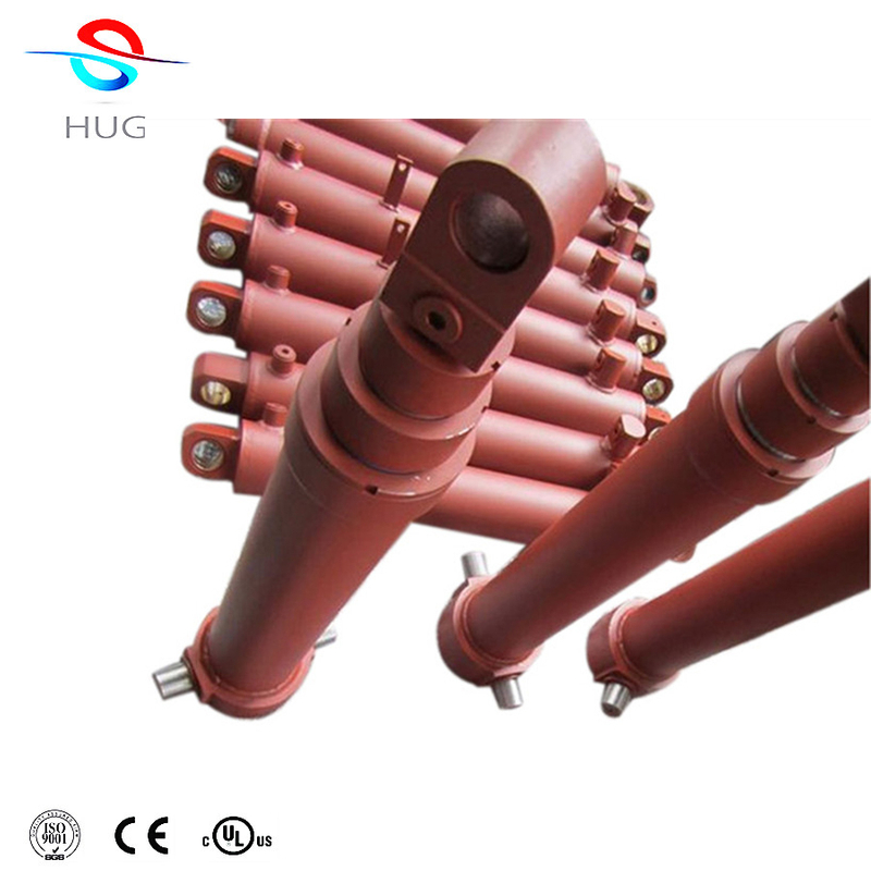 Customized hydraulic cylinder high quality hydraulic telescopic ram for concrete machinery truck